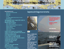 Tablet Screenshot of lapescainlagunaveneta.it